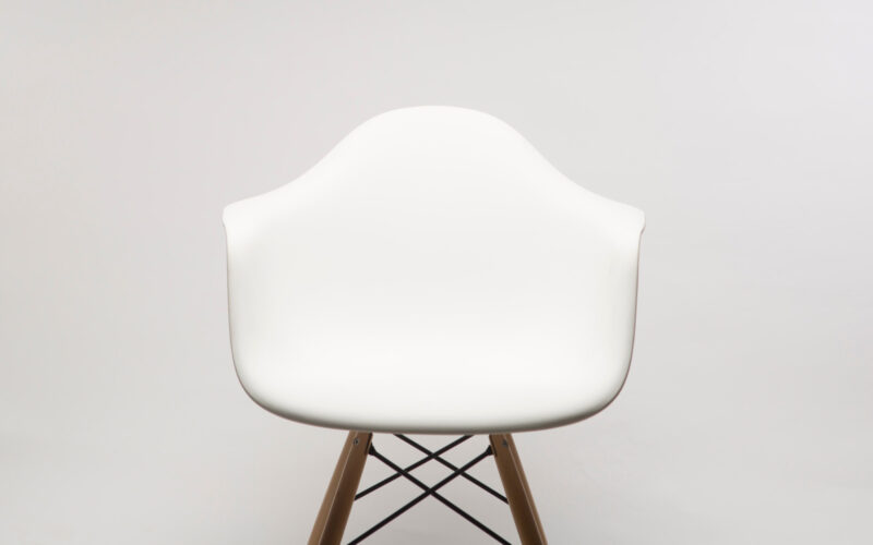 Design protection: White chair on white background